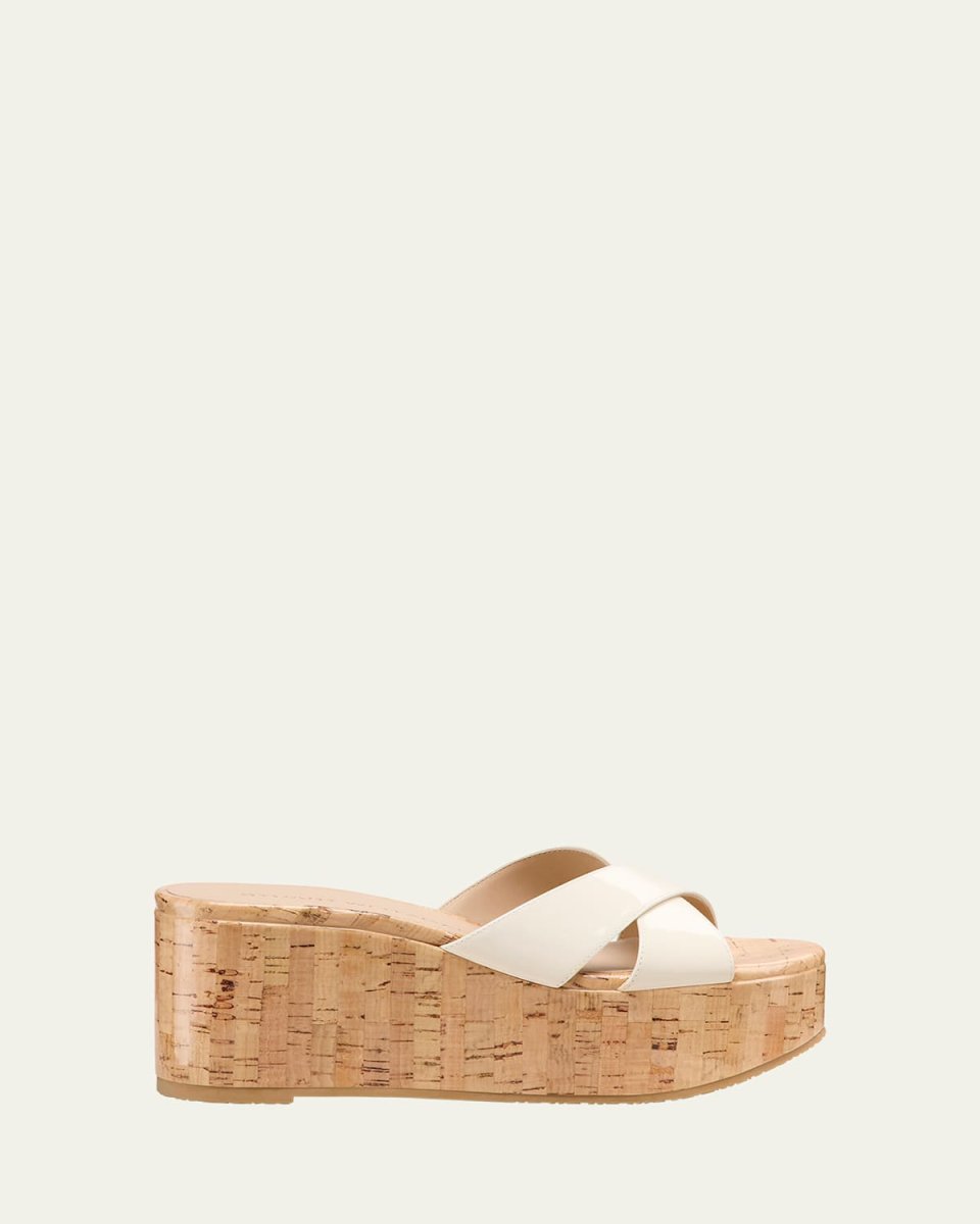 Dayna Crisscross Wedge Platform Sandals